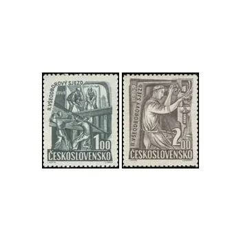 Sběratelství II. všeodborový sjezd - čistá - č. 525-526