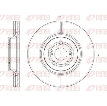 Brzdový kotouč Brzdový kotouč REMSA 61092.10