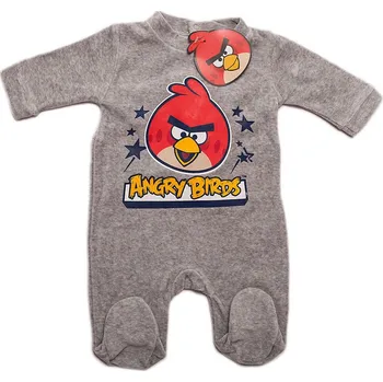 Angry Birds chlapecké šedé dupačky Velikost: 67