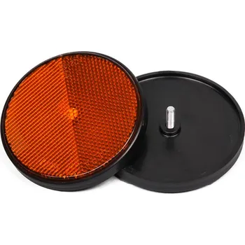 Příslušenství osvětlení automobilu odrazka 80mm, se šroubem, oranžová