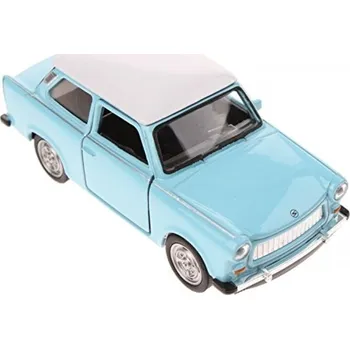 autíčko Kovový model 1:60 Trabant modrý