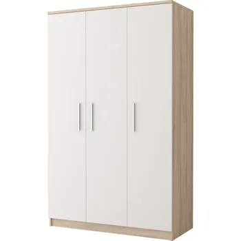 Dětská skříň Šatní skříň ORVILLE 120 - dub sonoma/bílá