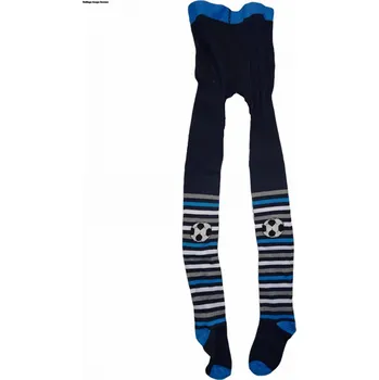 Chlapecké modré punčocháče s míčem 140 - 146