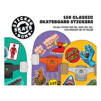 Skateboard Stickerbomb Skate: 150 Classic Skateboard Stickers – Studio Rarekwai (SRK) (EN)