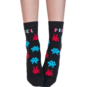 Chlapecké ponožky WOLA PIXEL černé Velikost: 27-29