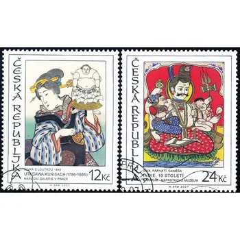 Sběratelství Asijské umění - č. 503-504 - razítkovaná