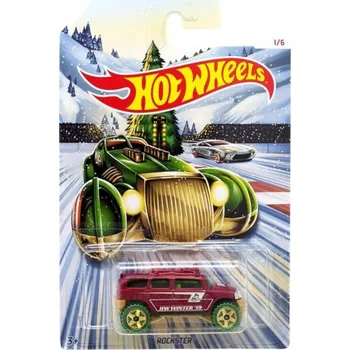 Hot Wheels Kovová autíčka Holiday Hot Rods Rockster, Mattel GBC61
