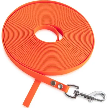 Vodítko pro psa FIREDOG BioThane Stopovací vodítko13mm 10m Barva: Oranžová