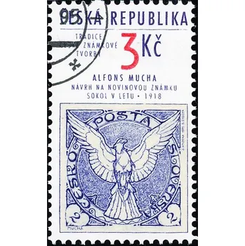 Poštovní známka Tradice české známkové tvorby - razítkovaná - č. 62