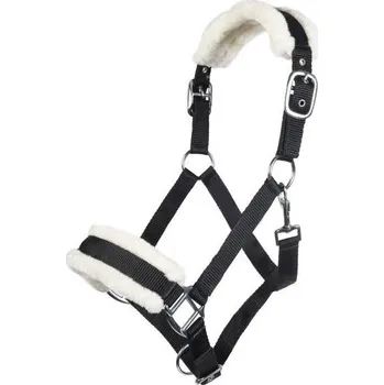 HKM Ohlávka s beránkem Stocklot HKM, černá COB