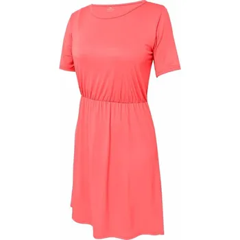 Dámské šaty Dámské šaty, krátký rukáv NELENA 801 korálová L