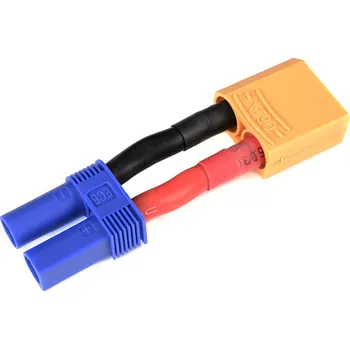 RC vybavení Konverzní kabel EC5 samice - XT-90 samec 10AWG