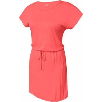 Dámské šaty Dámské šaty, krátký rukáv NEPULA 801 korálová XXL