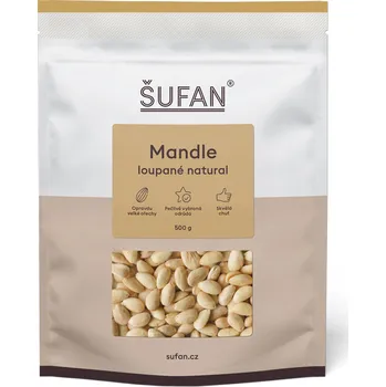 ŠUFAN s.r.o. Mandle loupané Španělsko - 500 g