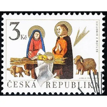 Poštovní známka Vánoce 1996 - razítkovaná - č. 132