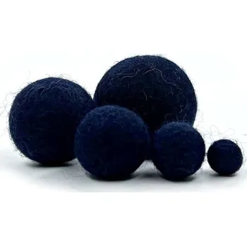 MMboutique Plstěná kulička vel.XS 068-Navy Blue