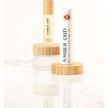 Nestandardní parfém THE EDINBURGH NATURAL SKINCARE COMPANY Amber Oud roll-on, rostlinný parfémový olej, EDINBURGH SKINCARE, 10 ml