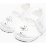 New Baby Kojenecké saténové capáčky ke křtu 12 - 18 m