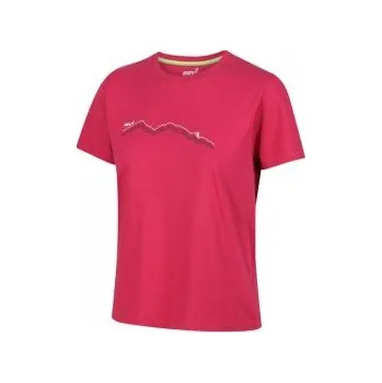 Dámské tričko Inov-8 GRAPHIC TEE "Ridge" W pink 34; Růžová triko