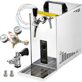 Chladicí zařízení na pivo Lindr PYGMY 25 NEW Green line kompletní sestava s redukčním ventilem CO2 1 - naražeč BAJONET