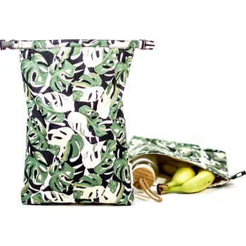 Svačinový box Green Smile Rolvak Velký Monstera