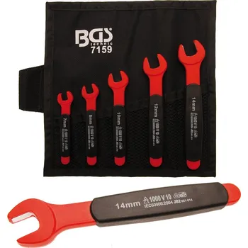 BGS Klíče ploché jednostranné VDE, sada 5 dílů