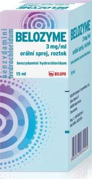 Lék na bolest v krku Belupo Belozyme 3 mg 15 ml