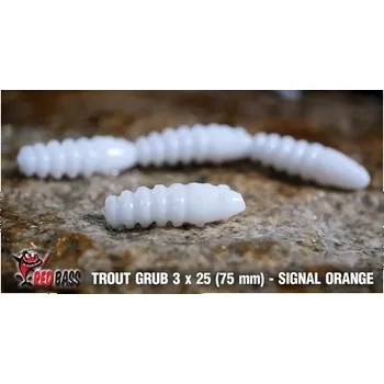 Nástraha Larva REDBASS Trout Grub L_3x25mm_White