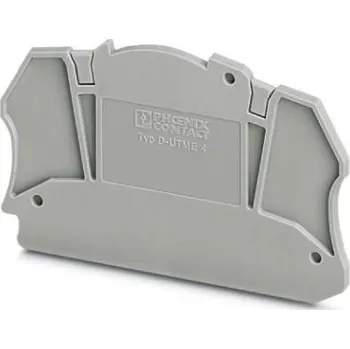 Rozvaděč PHOENIX CONTACT PHOENIX Přepážka D-UTME 4 koncová šedá 3047491
