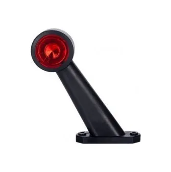 Přídavný světlomet Levá obrysová světlo 2 Led 12v 24v Bílo-červená Na zlomené rameno Horpol Horpol 49121