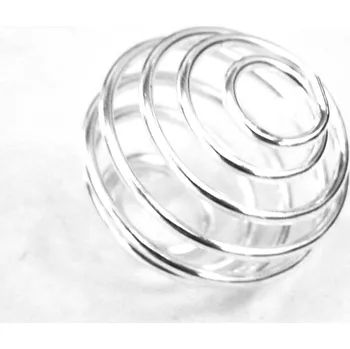 Přívěsek Přívěšek bižuterie, kovový, klec na korálek, 1ks, 14mm