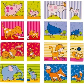 Pexeso GOKI Dřevěné pexeso Maminka a mláďátko