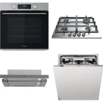Set domácích spotřebičů WHIRLPOOL OMK58CU1SX + WHIRLPOOL TKRL 661 IX EU + WHIRLPOOL AKR 749/1 IX + WHIRLPOOL WIO 3O540 PELG
