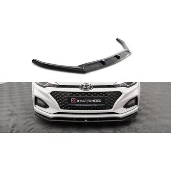 Nárazník Spojler pod nárazník lipa V.1 Hyundai I20 Mk2 Facelift černý lesklý plast