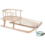 Dřevěné sáně s ohrádkou