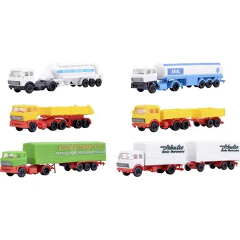 Modelová železnice Kibri 36980 Z model nákladního vozidla 6-dílná sada tahačů