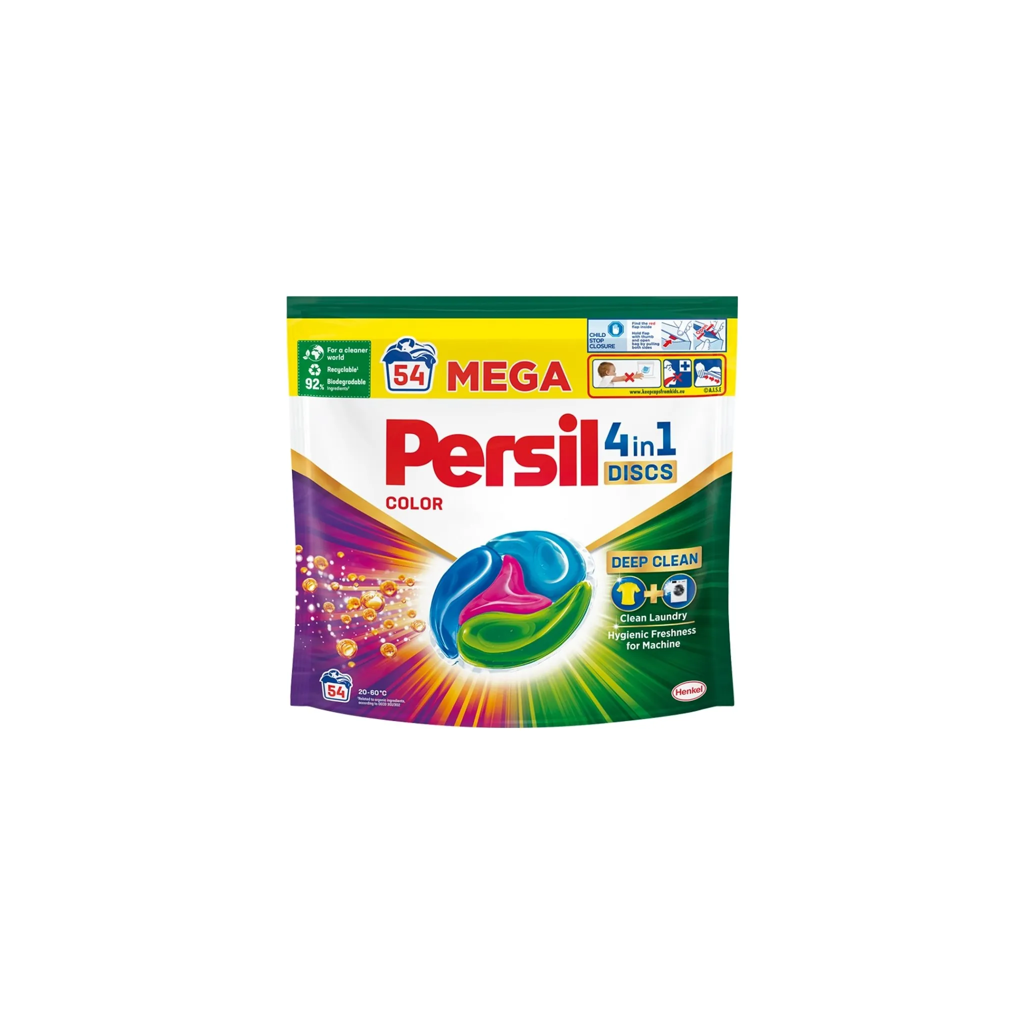Fotografie 1 - Kapsle na praní Persil Discs Color 4v1 54 ks