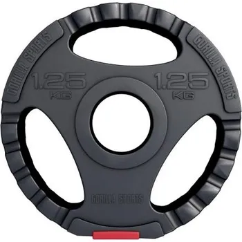 Gorilla Sports Činkový kotouč Olympia, plast, 1,25 kg