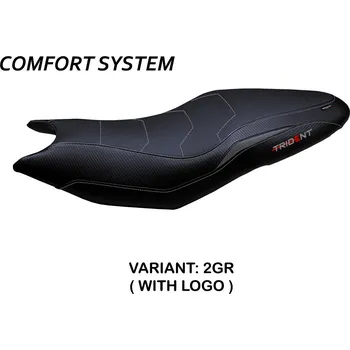 Moto sedlo TPZ Italia Potah sedla Triumph Trident 660 (21-24) Espera comfort model potah sedla: s logem 2GR (grey)