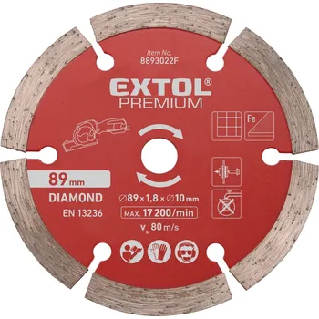 Řezný kotouč Extol Premium 8893022F kotouč 89 mm
