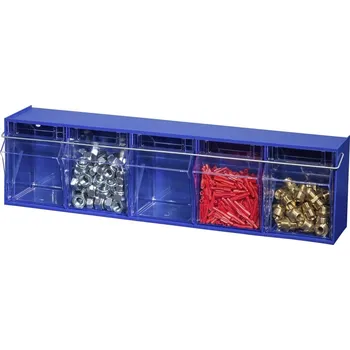 Allit 464500 zajištění otvoru pro zásobníky drobných dílů VarioPlus ProFlip LockBar (š x v x h) 610 x 3 x 52 mm stříbrná