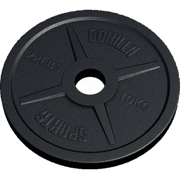 Gorilla Sports Zátěžový kotouč 50/51 mm, litina, 10 kg