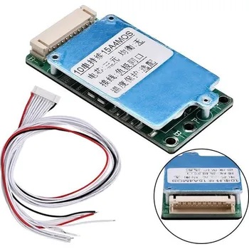 Síťový kabel Ochranný obvod a balancér pro 10 Li-Ion článků 3,7V, proud do 15A