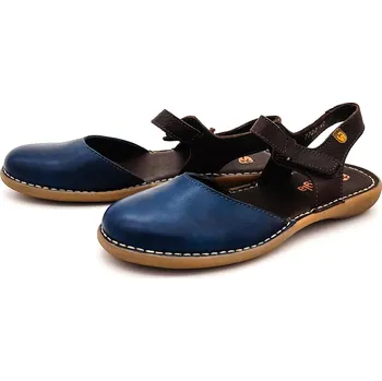 Dámské sandále Dámské kožené sandálky 7722-00007 JUNGLA modrá Barva: Modrá, Velikost: 37