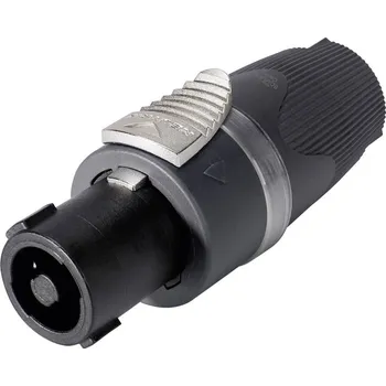 Elektronika Sommer Cable NL4FX-SOM konektor reproduktoru zástrčka, rovná Pólů: 4 černá 1 ks