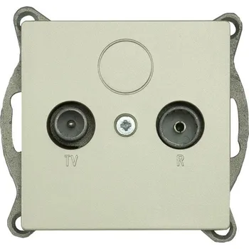 Elektrická zásuvka GREENLUX PREMIUM K TV+R M-P - Zásuvka RTV, koncová 6db