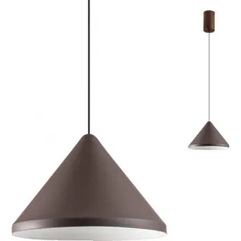 Redo Závěsné LED svítidlo Eiko, ø24cm Barva: Hnědá