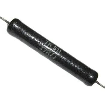 Síťový kabel 1k0 TR511, rezistor 10W drátový smaltovaný