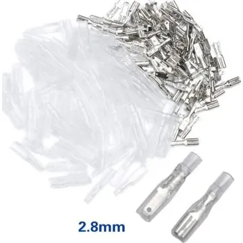 Počítač Fastony, zdířky a krytky 2,8mm - sada 300ks