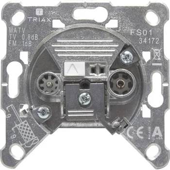 Elektrická zásuvka Triax FS 01 anténní zásuvka UKW , TV pod omítku koncová krabice